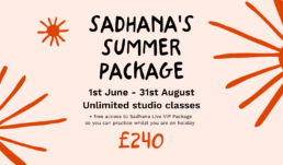 Sadhana's summer package